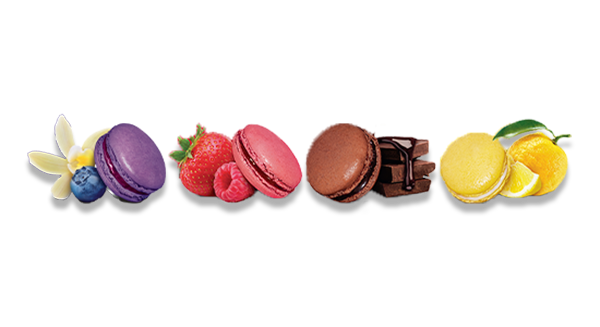 HD Macaron Collection Ingredents