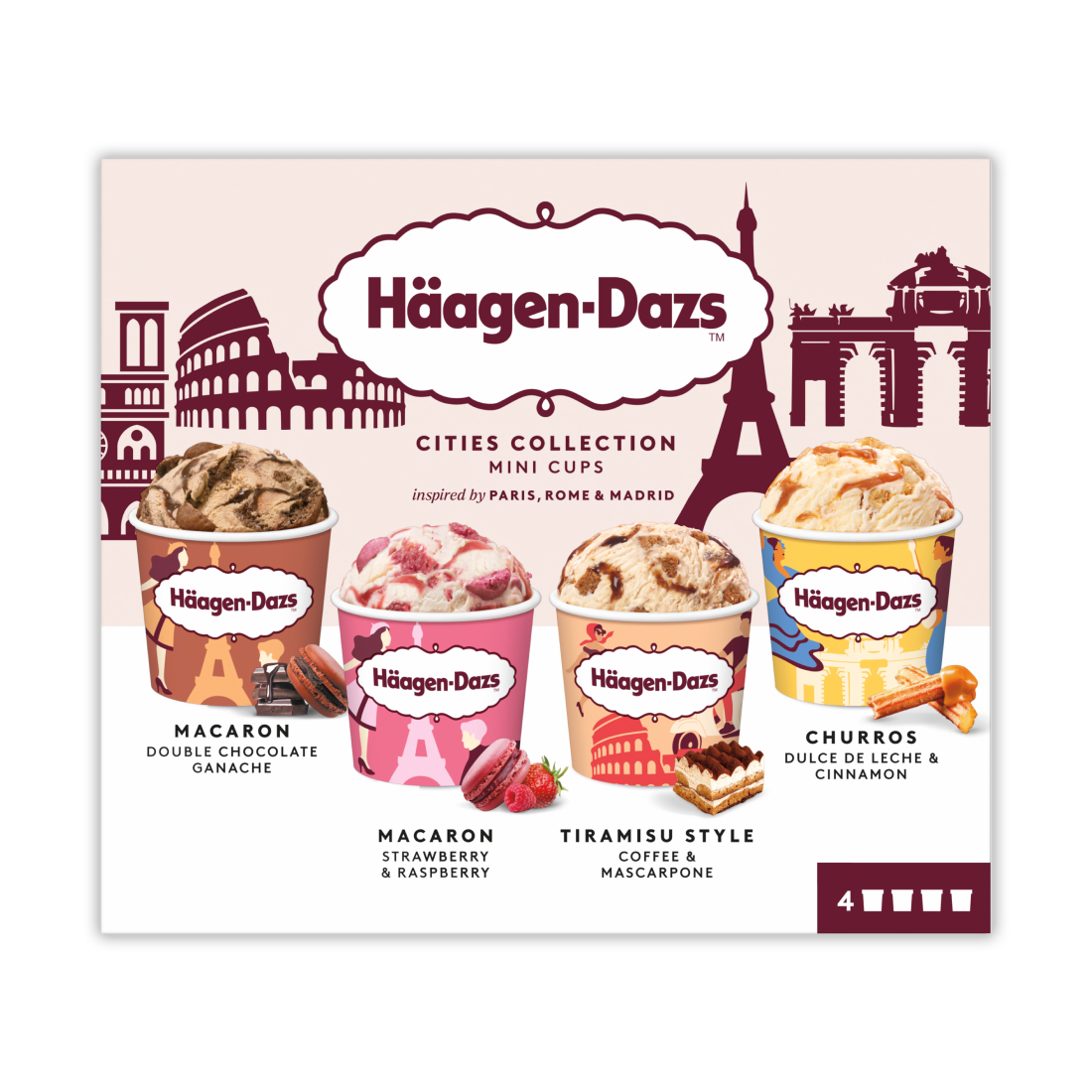 Cities Collection Minicup Multipack